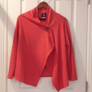 XSP coral pink sweatshirt material sweater